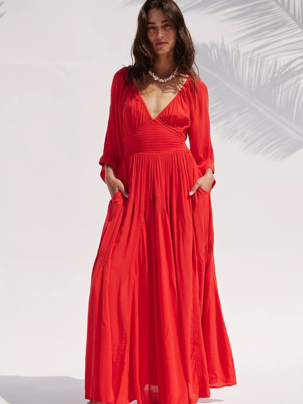 Free People Red Maxi Dress - Picture 3 of 4